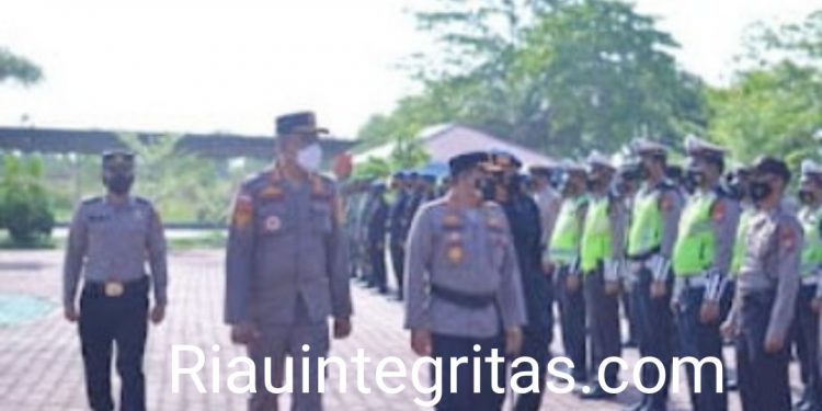 Dalam Apel Siaga, Kapolres Rohil Ajak Semua Bersinergi Cegah Karlahut