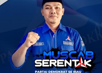 Muscab Serentak Partai Demokrat se-Provinsi Riau, Juanda ; Semoga Berikan Energi Positif Pemilu 2024