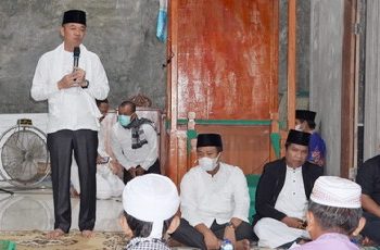 Malam Nuzul Quran di Masjid Attabi’in, Bupati Rohil Afrizal Sintong; Terjemahkan Nilai Alquran dalam Kehidupan Sehari-hari