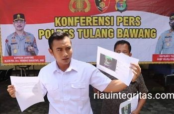 Terkait Video Viral di Medsos Adanya Pelaku Penculikan, Ini Penjelasan Polres Tulang Bawang