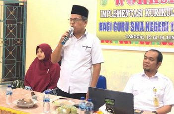 Kegiatan Workshop IKM Mandiri Berubah SMA N 1 Lubuk Dalam Dibimbing Langsung Widyaiswara Disdik Provinsi Riau
