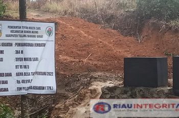 PemDes Mulya Sari Realisasikan APBT Tahun Anggaran 2022, Masyarakat Ucapkan Banyak Terimakasih