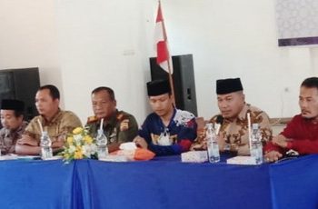 Polsek Tualang Hadiri Sosialisasi Di Aula Kantor Camat Tualang