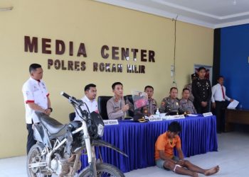 Polres Rohil Ungkap Motif Pembunuhan Pemuda di Kubu