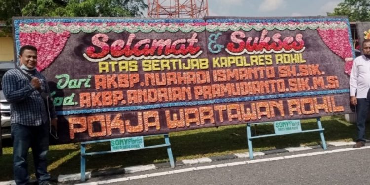 Pengurus Pokja Wartawan Rohil Ucapkan Selamat Datang Kapolres Baru