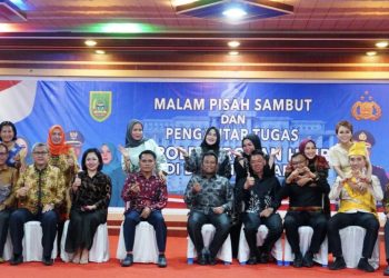 Malam Pisah Sambut Kapolres, Bupati Rohil Berharap Sinergitas Terus Terjaga