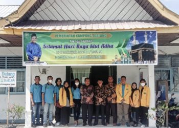 Penghulu Kampung Tualang Kedatangan Dosen Sekaligus Pengacara UAS Mendampingi Mahasiswa Unilak