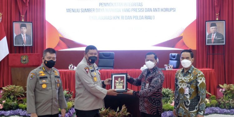 Perdana, KPK Kolaborasi Dengan Polda Riau Lakukan Pencegahan Korupsi