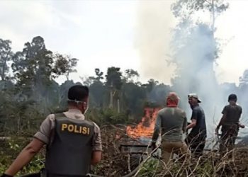 Polda Riau Komitmen Sinergi Tangani Karhutla