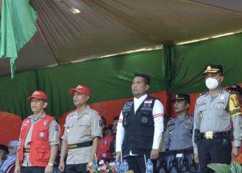 H. Zukri Buka Acara Pelatihan Tagana Di Kecamatan Bandar Sekijang