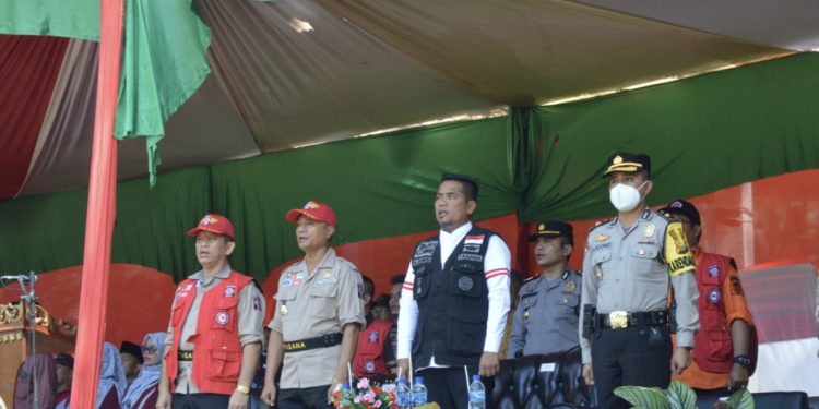 H. Zukri Buka Acara Pelatihan Tagana Di Kecamatan Bandar Sekijang