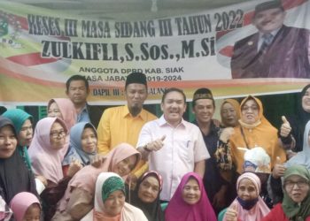 H. Asril Dampingi Zulkifli S.Sos. M.Si Melaksanakan Reses