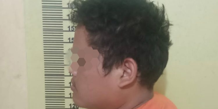 Tusuk Mata Kawan Pakai Gunting, ALT Diamankan Polsek Bagan Sinembah