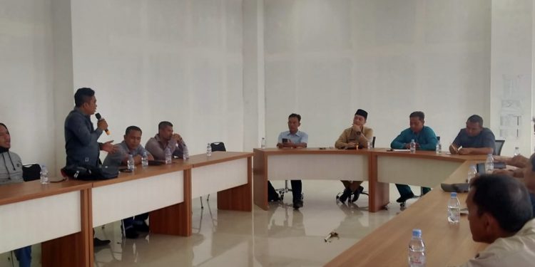 Insan Pers Rohil Audensi Bersama Diskominfotik