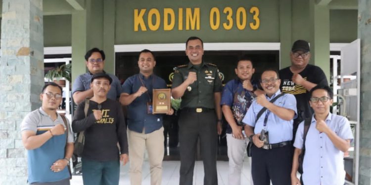 PWI dan Kodim 0303 Bengkalis Perkuat Kemitraan, Agendakan Sejumlah Kegiatan