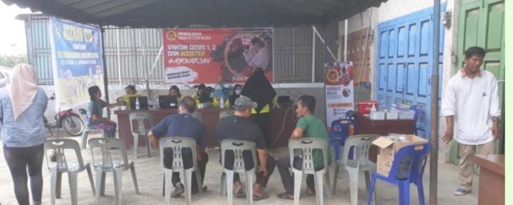 Dukung Program Pemerintah, BINDA Riau dan Apkasindo Gelar Vaksinasi Massal