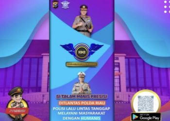 SatLantas Polres Rohil Gelar Sosialisasi Pelayanan Digital Kepolisian Si Talam Manis Presisi-Ditlantas Polda Riau