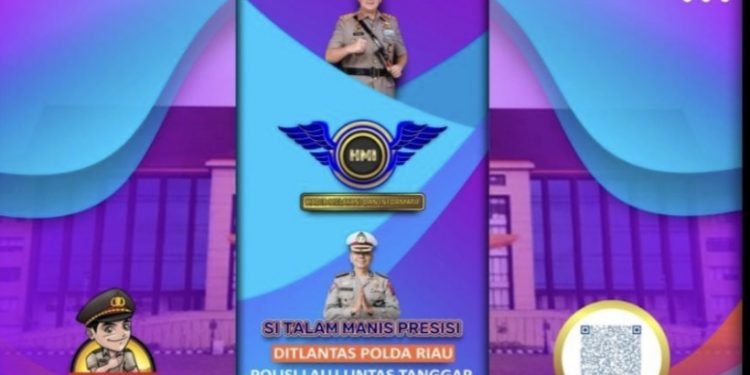 SatLantas Polres Rohil Gelar Sosialisasi Pelayanan Digital Kepolisian Si Talam Manis Presisi-Ditlantas Polda Riau