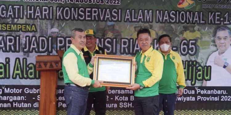 Bupati Rohil Hadiri Hari Konservasi Alam Nasional ke 13