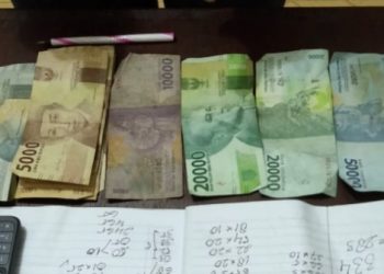 Polsek Bangko Pusako Amankan Pelaku Judi Toto Gelap