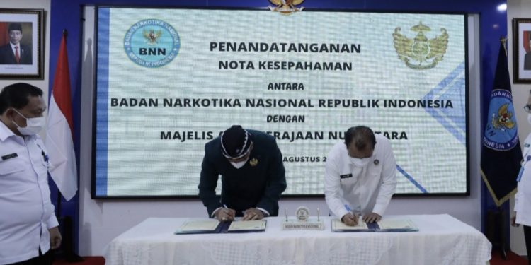 BNN Gandeng Majelis Adat Kerajaan Nusantara Membumikan P4GN di Seluruh Penjuru Indonesia