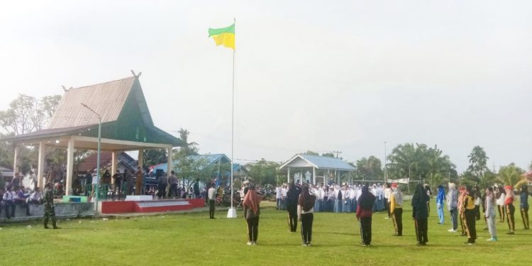 Penghulu Kampung Tualang Ikuti Gladi Bersih Upacara HUT RI Ke 77