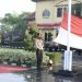Polres Rohil Gelar Upacara Pengibaran Bendera Merah Putih
