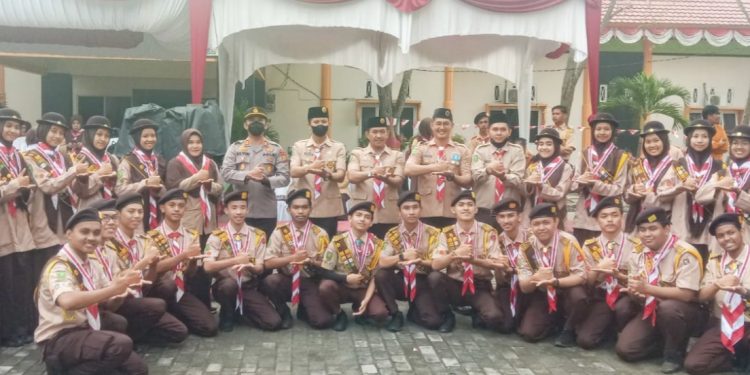 Camat Tualang Pimpin Apel Upacara Hari Pramuka ke 61