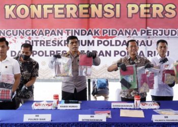 Sepanjang 2022, Polda Riau dan Jajaran Gulung 228 Pelaku Dari 145 Kasus Judi