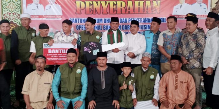 PT. Musim Mas Serahkan 1 Unit Mobil Pick-Up ke Pengurus BPD