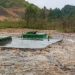 Meluap Lagi Air Warna Hitam Pekat Limbah Padat Landfill PT. IKPP Perawang