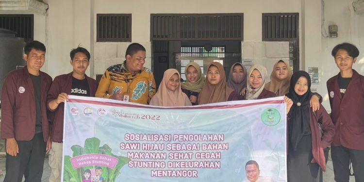 Mahasiswa KKN Universitas Abdurrab Sosialisasi Program KCBS