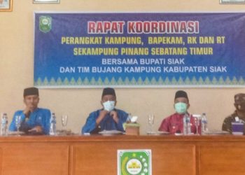 Bupati dan Wabup Siak Ikuti Kegiatan Bujang Kampung Desa Pinang Sebatang Timur