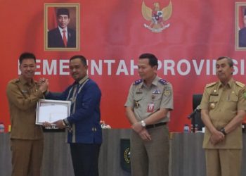 Bupati Rohil Hadiri Rakor Pemberantasan Korupsi Dengan Pimpinan KPK 