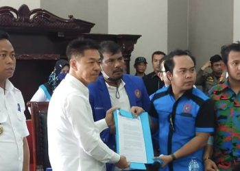 Bupati Rohil Terima Masa Aksi F.SPTI Kubu H. Fuad