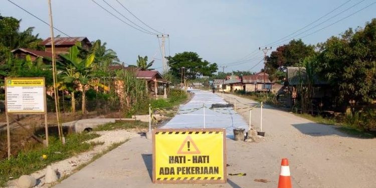 Jalan Poros Kecamatan Dibangun, Warga Rupat Ucapkan Terima Kasih kepada Pemkab Bengkalis