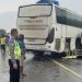 Mobil Bus VS Dump Truck, 1 Meninggal Dunia 6 Luka Ringan