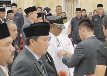 Bupati Rohil Lantik Puluhan Pejabat Tinggi Pratama dan Administrasi