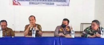 Camat Tualang Pimpin Rapat FGD Bersama Upika 