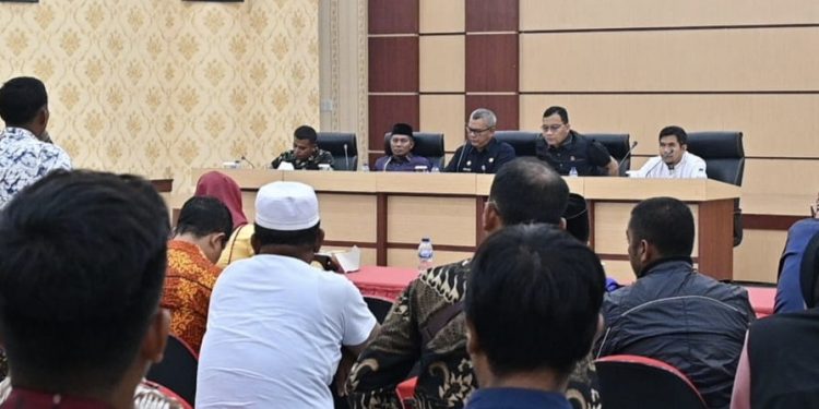 Bahas Antisipasi Inflasi, Forkopimda Rohil Rapat Bersama Pengecer BBM