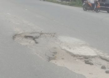 Akibat Lubang Disimpang Maredan Perawang, Terjadi Lagi Kecelakaan