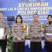 Meriahkan HUT Lalin Bhayangkara ke 67, Pocil Satlantas Polres Siak Tampil Memukau Dengan Atraksi