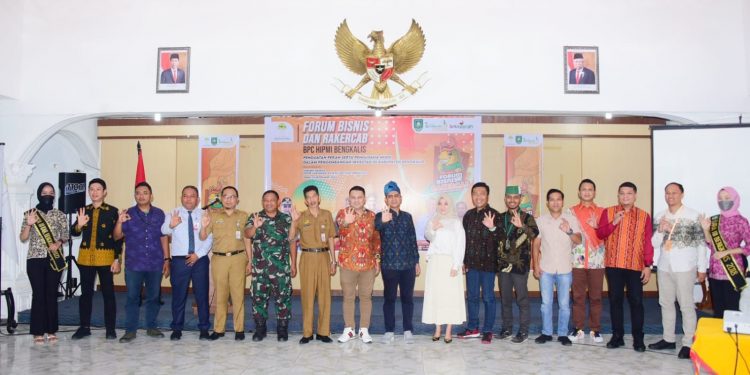 HIPMI Bengkalis Gelar Forum Bisnis dan Rakercab, Bupati Tekankan Hal Ini
