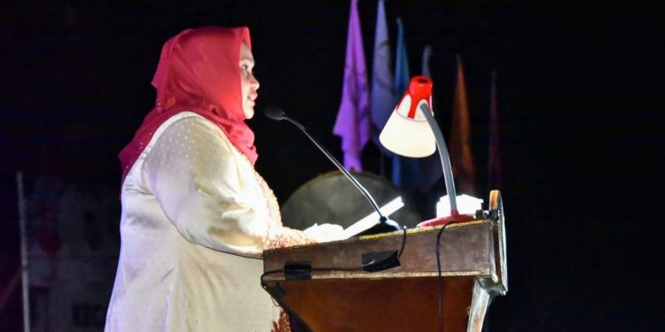 Buka MTQ Ke-17, Bupati Kasmarni Sampaikan Program Pembangunan Di Kecamatan Siak Kecil