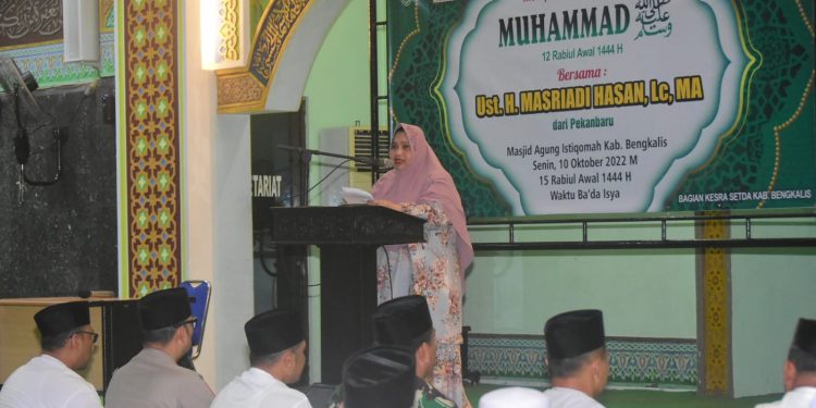 Bupati Bengkalis Hadiri Peringatan Maulid Nabi Muhammad SAW
