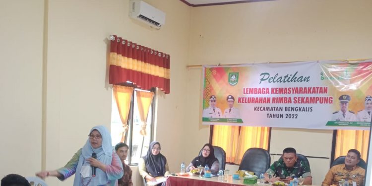 Tingkatkan Pemahaman, Kelurahan Rimba Sekampung Gelar Pelatihan Lembaga Kemasyarakatan