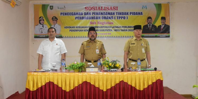 Bupati Bengkalis Buka Sosialisasi TPPO