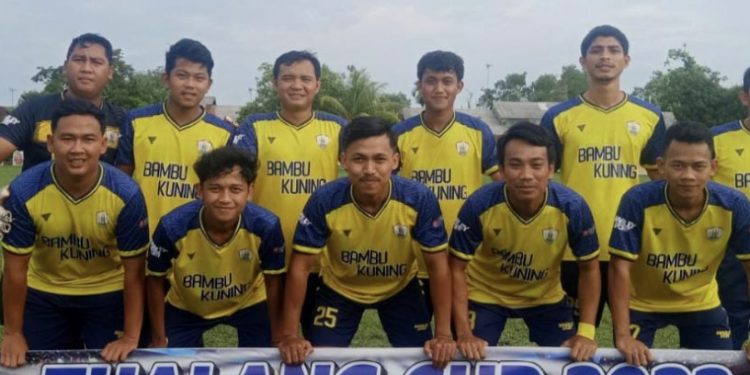 Menang Dramatis, Tim Bambu Kuning B FC Maju Babak Perempat Final Open Turnament Tualang Cup 1