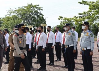 Wakapolres Rohil Pimpin Apel Gelar Pasukan Ops Zebra LK 2022