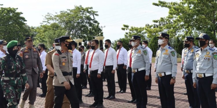 Wakapolres Rohil Pimpin Apel Gelar Pasukan Ops Zebra LK 2022